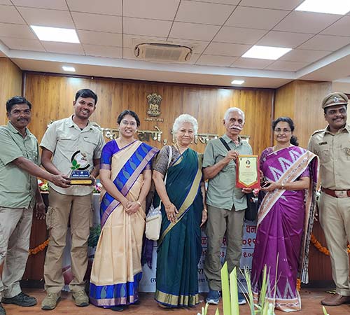 Chatrapati Shivaji Maharaj Vanashree Puraskar by Social Forestry of Forest Department 2023