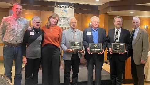 Chandrashekhar Bhadsavle Receives the Environmentally-Sound Agriculture Hero Award at
MSU - USA